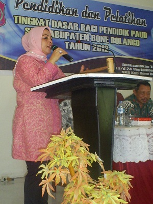 Diklat Tingkat Dasar Pendidik PAUD se- Kab. Bone Bolango